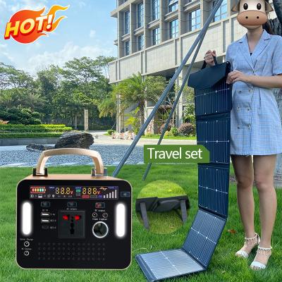 China Home Portable Outdoor All In One Lighting Systems Solar Charging Solar Power System Mppt Chargcontrol for sale