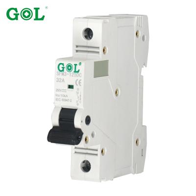 China factory second hand price 1p 18MM mini dc mccb 6-125A mcb circuit breaker 10KA for sale