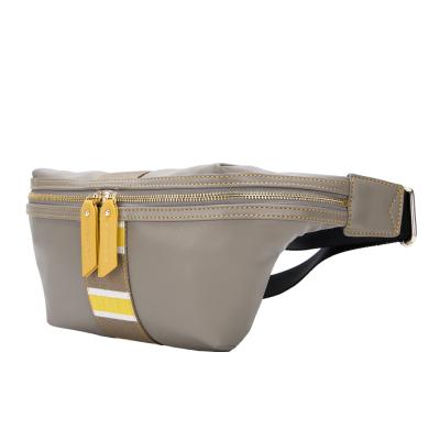 China Hot Selling Anti-theft Waist Bag Men Fanny Pack PU Leather Waist Bag With Low Price for sale