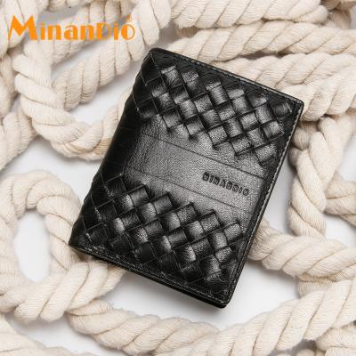 China 2021 new arrival multifunctional rfid wallet rfid men wholesales triple leather wallets for women for sale