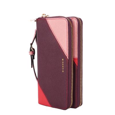 China Anti-theft women leather genuine waterproof multifunctional christmast for wholesales wallet pocket for sale