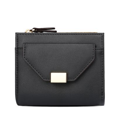 China 2021 New Design RFID Leather Ladies Purse Latest Money Clips Cross - Body Wallet for sale