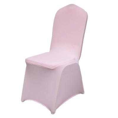 China Simple Beach Wedding Banquet Spandex Soft Chair Cover OEM Customized Style for sale