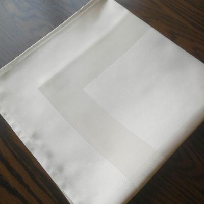 China Washable Satin Stripe Linen Cotton Hotel Simple Design For Airline Wedding 5 Star Hotel for sale