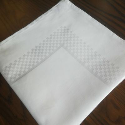 China Jacquard Washable Luxury Napkins 100% Cotton Dinner Simple Design For Hotel Party Restaurant Wedding for sale