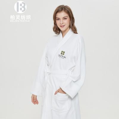 China Kimono style cotton fabrication modal blend bathrobe for hotels and spas kimono style bathrobe unisex pajamas for sale