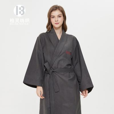 China QUICK DRY Bathrobe With Customer Logo New Fabric Women Bathrobe Pajamas 5 Hotel Use for sale