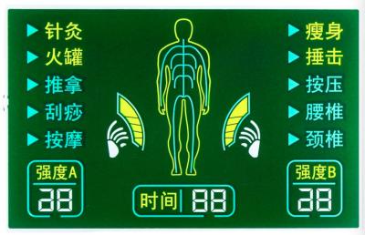 Cina Pin Negative Transmissive LCD Display TN Graphic LCD Screen For Medical Treatment in vendita