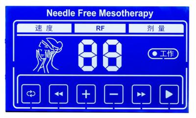 Китай OEM Large Sized HTN Segment LCD Display For Medical Treatment продается