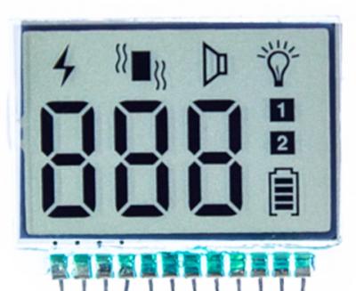 China 21.8*15mm Schwarz-Weiß-LCD-Display Pin Connector Digitale LCD-Display zu verkaufen