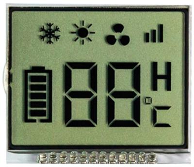 China 12 Pin Connector 28.4*24.4mm Positief LCD-scherm voor instrumentcontroller Te koop