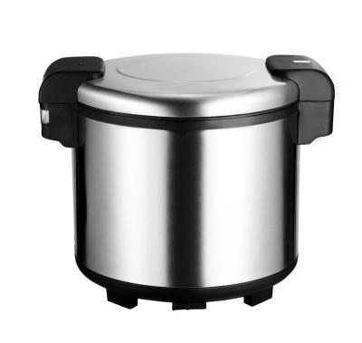 China 60/80 Large Capacity Food Warmer Stainless Steel Commercial Kitchen Supplies 20L Barrel Rice Heating Warmer for sale