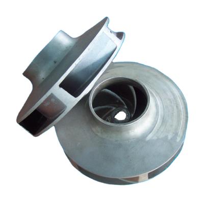 China Aluminum impeller for aluminum bare shaft water pump for sale