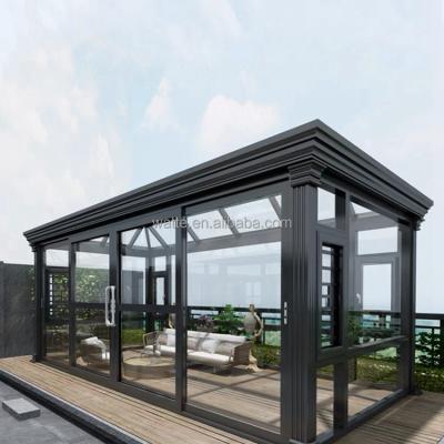 China Retractable Roof Glass Sunroom Four Season Sun Room Aluminum for sale