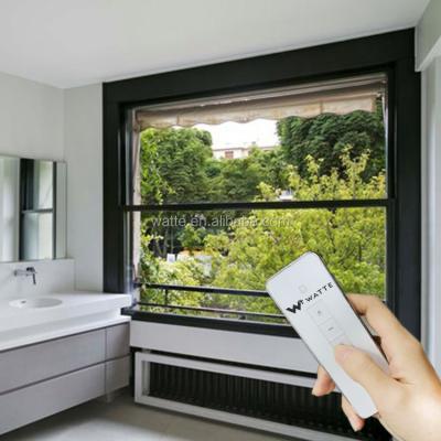 China Watte Provide 1 Set MOQ German Motor Automatically Electric Vertical Sliding Window for sale