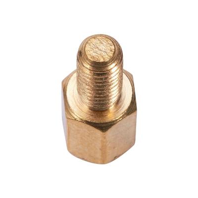 China HEX 2M2.5M3-M6 single pass hexagonal copper column stud screw yin and yang single head isolation column screws for sale