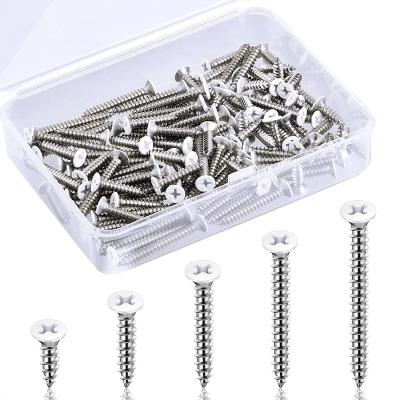 China Stainless Steel Flat Self Tapping Wood Screw for sale