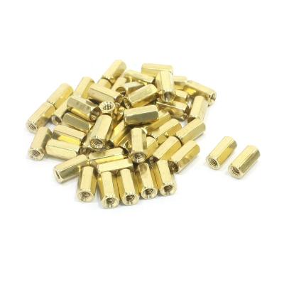 China Mechanical Brass Hexagon Connecting Nut for sale