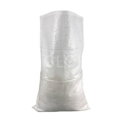 China China Wholesale Moisture Proof 5kg 10kg 50kg Plain Raffia Polypropylene Empty Rice Bag for sale