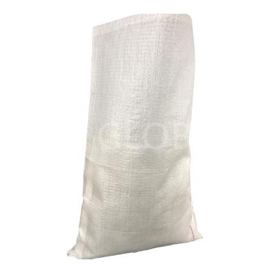 China Wholesale Plain Moisture Proof 5kg 10kg Raffia Plain Corn Grain Wheat Flour Empty Packing Bag pp for sale