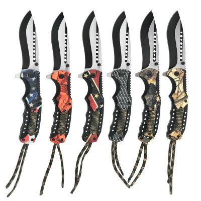 China Camping Knife New Style Outdoor Camping Hunting Bushcraft 3D printing EDC Folding Pocket Knife for sale