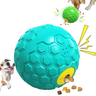 China Treat Ball Adjustable Treat Dog Stocked Dispensing Toys Puzzle Toys Dog Enrichment Toys and Great Interactive Alternative to Sniffing Mat for sale