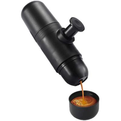 China Coffee Machine 70ml Mini Portable Pressure Manual Handheld Home Filter Coffee Espresso Maker Machine for Car Travel Camping Hiking Office for sale