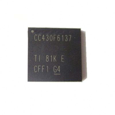 China New original tested chip IC CC430F6137IRGCR QFP48 standard components distribution integrated circuit CC430F6137IRGCR for sale