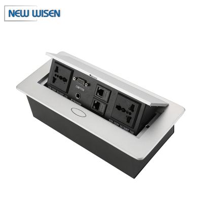 China Residential / Multi-Purpose Multimedia Connection Electrical Outlet Socket Power Supply Standard Grounding Module Combination Can Be Customized CE FCC ROHS for sale