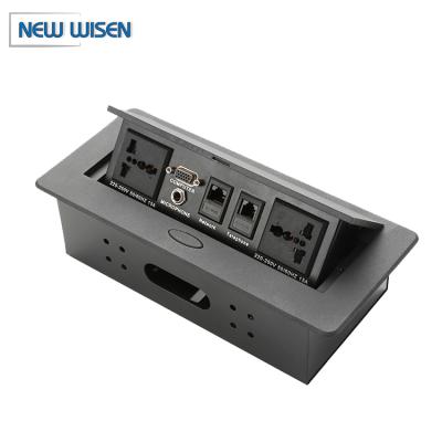 China Residential / Multipurpose Multiple Socket Tabletop Pop Up Electrical Outlet for sale