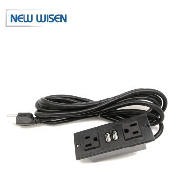 China US Furniture Usb Charger Tabletop Power Hub Socket Residential / Multipurpose Standard Outlet for sale