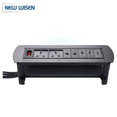 China Residential / Multi-Purpose Tabletop Power Outlets Recessed Mounting Socket for sale