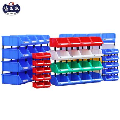 China Stocked Creative Infinite Stacking Classifiable Storage Tool Screw Parts Open Plastic Parts Storage Box for sale