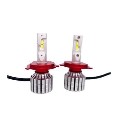 China Auto Dual Beam H4 Car LED Headlight Bulb H4 Aluminum Cool White High Low 28W 2350LM for sale