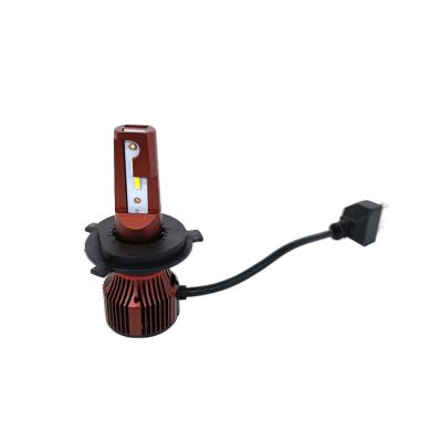 China Aluminum Dual LED 25W 2150LM Elite Auto Headlight H4 Internal LED Drive for sale