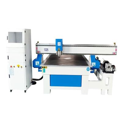 China Hotels 1325 four axis cnc router wood engraving machine for sale for sale