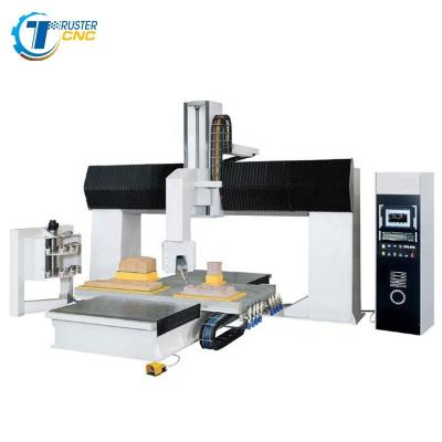 China Hotels 5 Axis CNC Router Woodworking Machine for sale