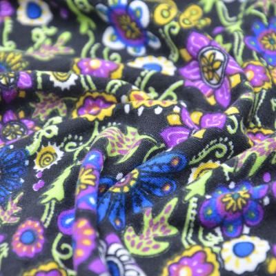 China Chunnuo Manufacturer Textile Somali Dirac Tear-Resistant Print DTY Double Brush Single Jersey Knitted Fabric for sale