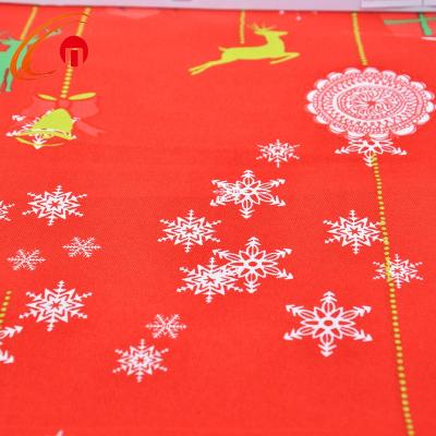 China Chunnuo Mini Matt Textile Antistatic 100% Polyeste Woven Fabric For Merry Christmas for sale