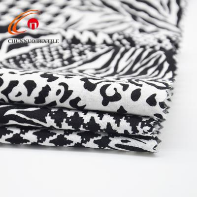 China High quality QUICK DRY 3068 Shaoxing Chunnuuo rayon challis reactive printed fabric for sale