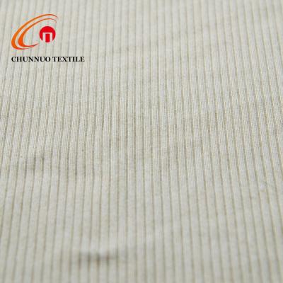 China Plain 95% Polyester 5% Spandex Anti-Static Stretch Single Rib 4*4 Jersey Fabric For T Shirt for sale