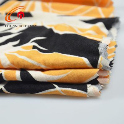 China Stretch Chunnuo Textile Big Flower Printing 2 Side Brushed Milk Silk Fabric for sale