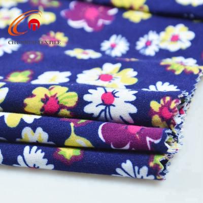 China Stretch Chunnuo Textile DTY Brushed 100D Printing Lycra Polyester Fabric for sale