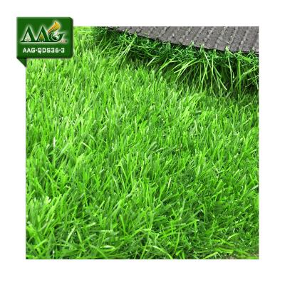 China Outdoor Natural Green Synthetic Flooring Garden Garden Beautification Prices Lawn Mat Like Guangzhou Landscape Plastic Artificial Carpet Grass for sale