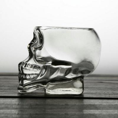 China Viable China Factory OEM Liquor Packaging Container ES39 Wholesale Drinking Beer Skull Glass Mug for sale