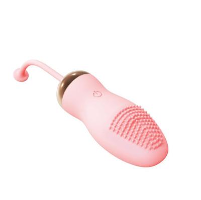 China Waterproof Silicone Usb Rechargeable Vibrating Eggs Jumping Vibrator Radio For Women Massage for sale