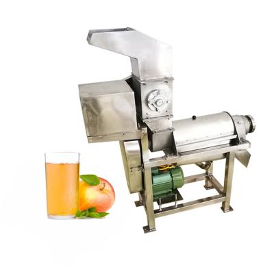 China Low Speed ​​Commercial Screw Crushing And Pressing Spiral Mango Cold Fresh Apple Fruit Juice Machine for sale