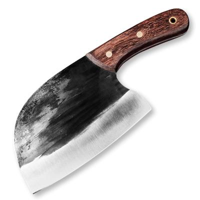 China New Professional Forged Vegetable Cleaver's Serbian Amazon Knife Viable Chef's Best-Selling Handmade Meat Cleaver for Camping and Cooking BBQ for sale