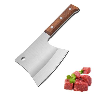 China Sustainable High Carbon Butcher Knife Stainless Steel Chef Knife For Cutting Poultry Steak Bones Cut Knife for sale