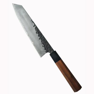 China Viable 9 Inch Japanese High Carbon Plated Steel Hammer Forged Handmade Kiritsuke Knife for sale